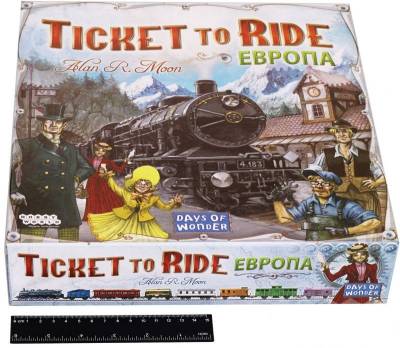 Купить Ticket to Ride. Европа. Настольная игра в БУКВАЕШКА